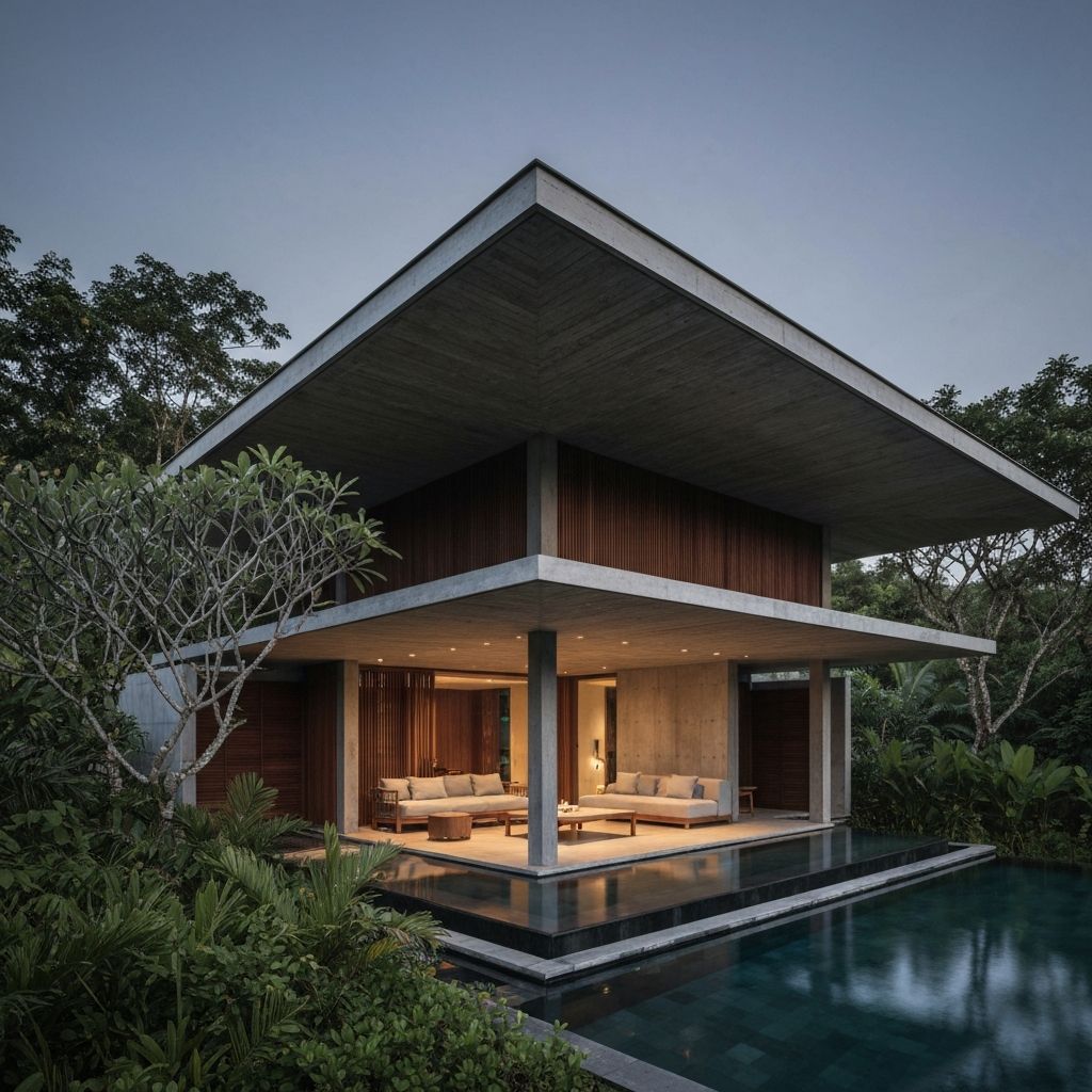 Bel Air — open pavilion with private pool